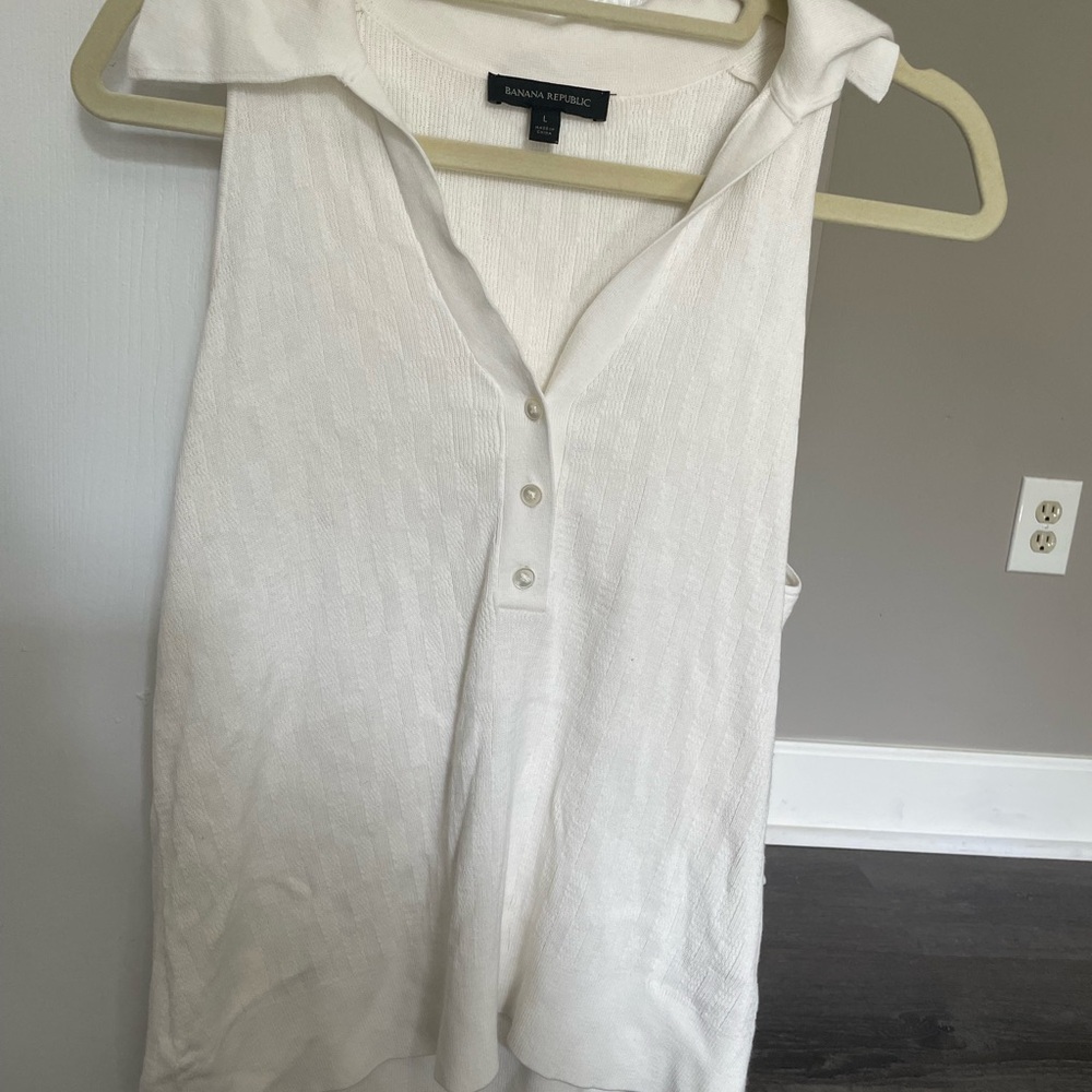 Banana Republic collar top